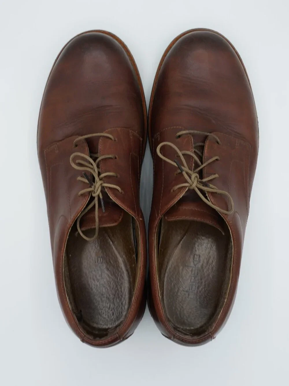 Dansko Brown Leather Lace-Up Oxford Casual Shoes Men's Size 46 (US 12.5-13)